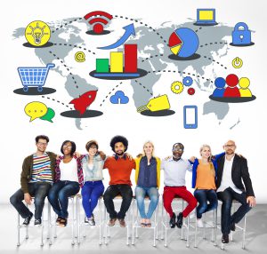 group of professionals sitting together